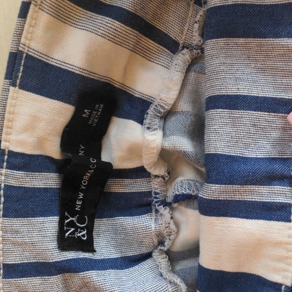 COPY - NYCO blue linen pants - Picture 3 of 3